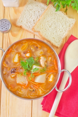 fresh soupの写真素材