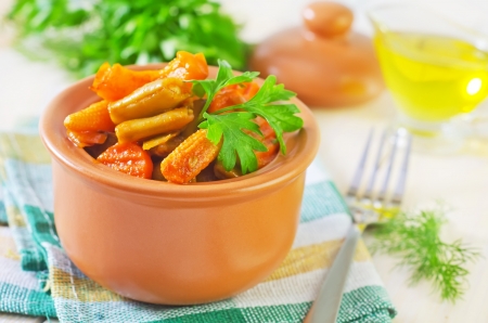 baked vegetablesの写真素材