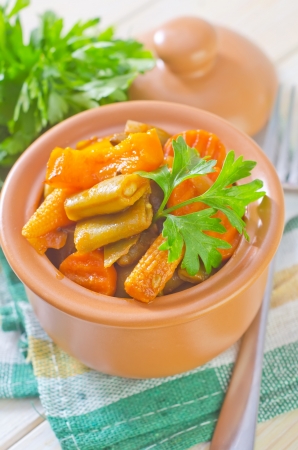 baked vegetablesの写真素材