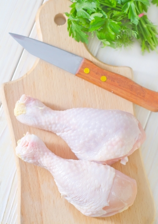 chicken legsの写真素材