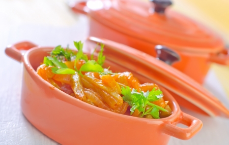 baked vegetablesの写真素材