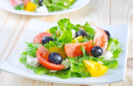 greek saladの写真素材