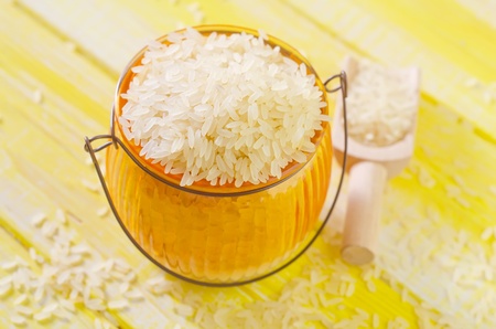 raw riceの写真素材
