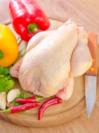 chicken and vegetablesの写真素材