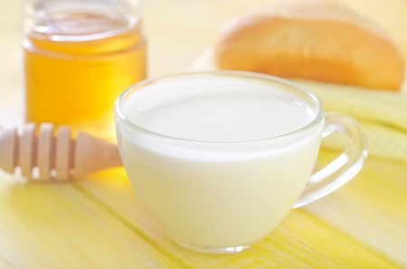 honey,bread and milkの写真素材
