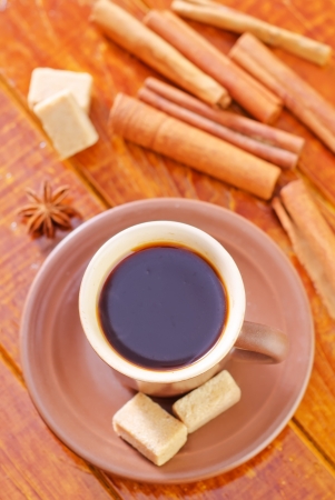 coffee in a cupの写真素材