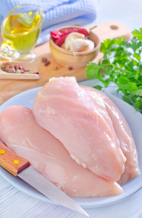 chicken filletsの写真素材
