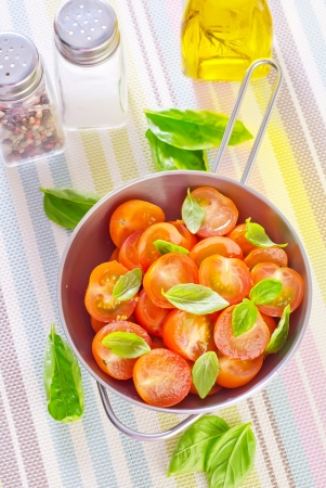 salad from tomatoesの写真素材