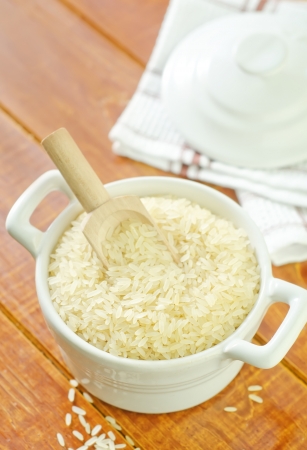 raw riceの写真素材