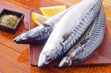 raw fishの写真素材