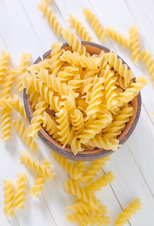 raw pastaの写真素材