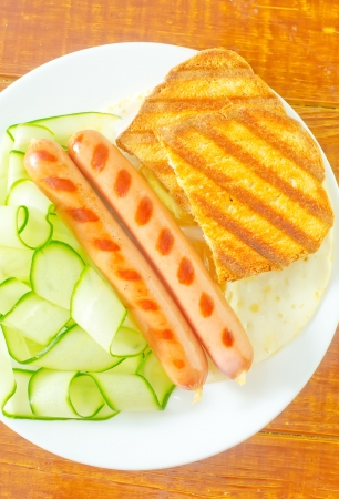 breakfastの写真素材