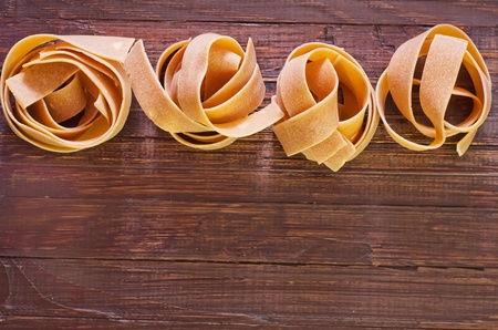 raw pastaの写真素材