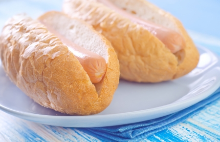 hot dogsの写真素材