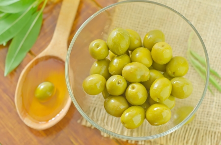 green olivesの写真素材