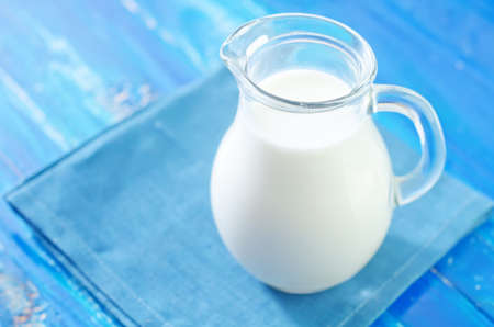 milk in jugの写真素材