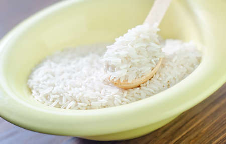 raw riceの写真素材