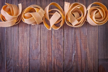 raw pastaの写真素材