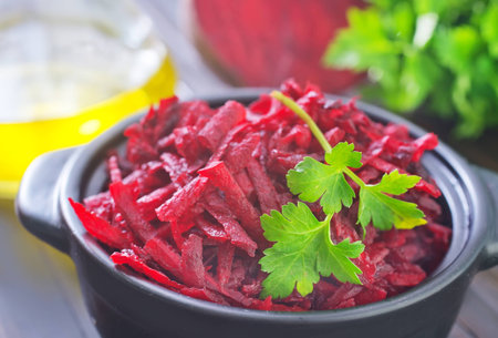grated beetの写真素材