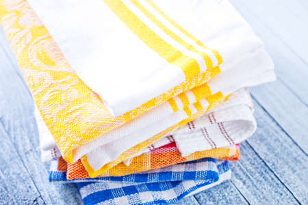 kitchen towelsの写真素材