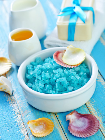 sea salt andf soapの写真素材