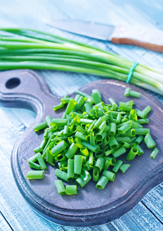 green onionの写真素材
