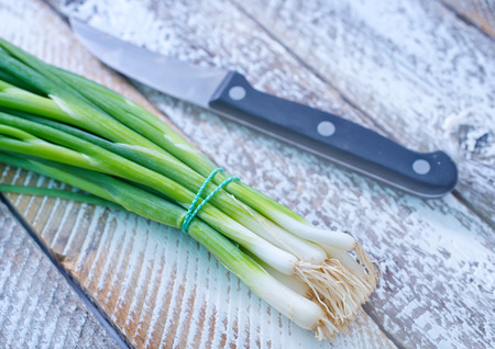 green onionの写真素材