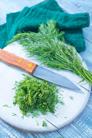 fresh dillの写真素材