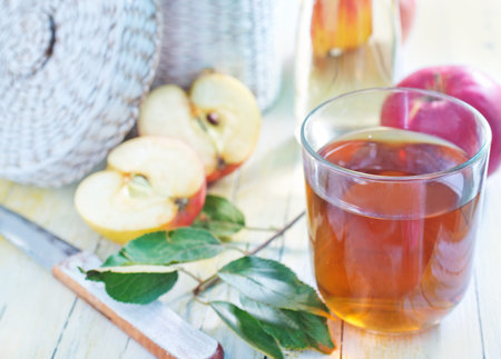 apple juiceの写真素材