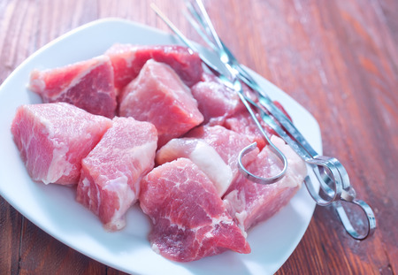 raw meatの写真素材