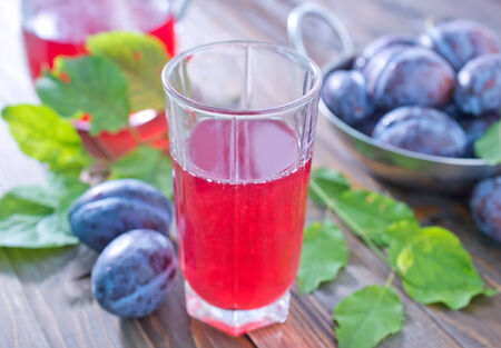 plum juiceの写真素材