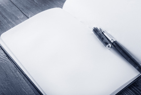 note on a tableの写真素材