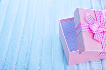 box for presentの写真素材