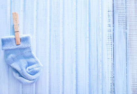 baby socksの写真素材