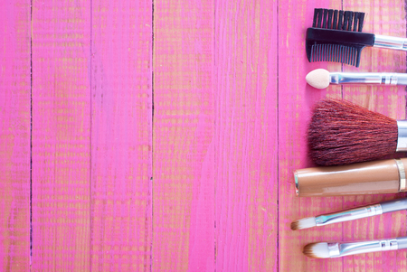 brushes for cosmeticの写真素材