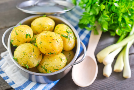 boiled potato boiled potato