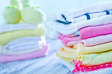 baby clothes , clothes for baby girl, clothes for newbornの写真素材