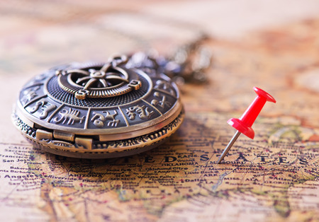 background from vintaje map, old map backgroundの写真素材