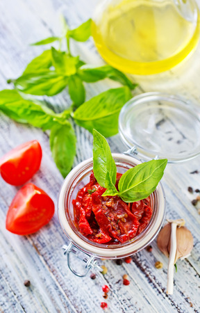 dry tomatoの写真素材