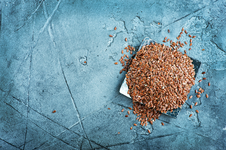 flax seedの写真素材