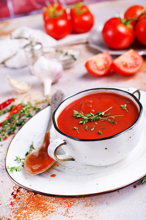 sauce with aroma spice,  fresh  tomato sauceの写真素材