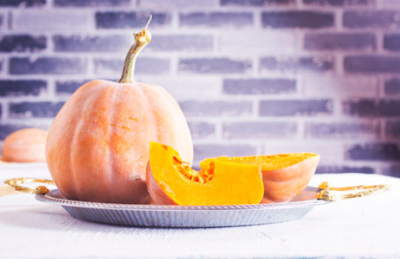 raw pumpkinの写真素材