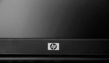 December, 27 2014, Baku Azerbaijan. HP laptop screen closeup のeditorial素材