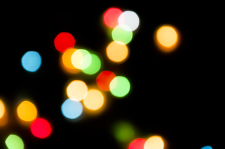 New Year colorful bokeh backgroundの写真素材