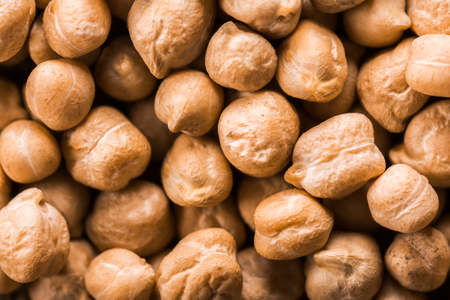 Raw chickpea background photoの写真素材