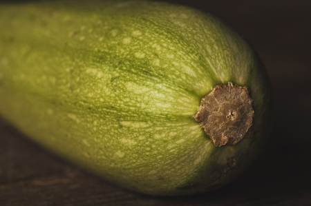 Zucchini or courgette - fresh vegetable close upの写真素材