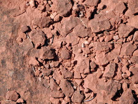 Natural abstract image of red rocks along the Turkey Creek trail in Sedona, Arizona.の写真素材