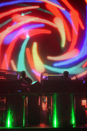 A concert of electronic music