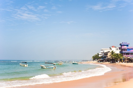  View of Sri Lanka resort in the sunshine dayの写真素材