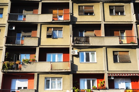 Detail of a building. Beograd, Serbiaのeditorial素材